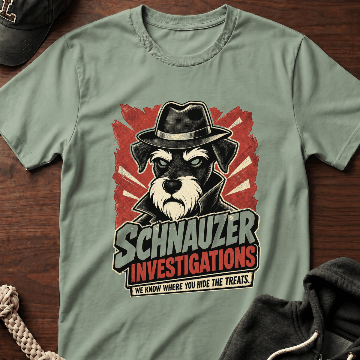 Schnauzer Investigations T-Shirt