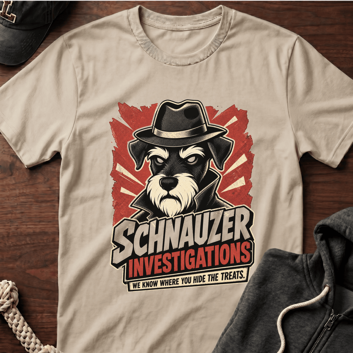 Schnauzer Investigations T-Shirt