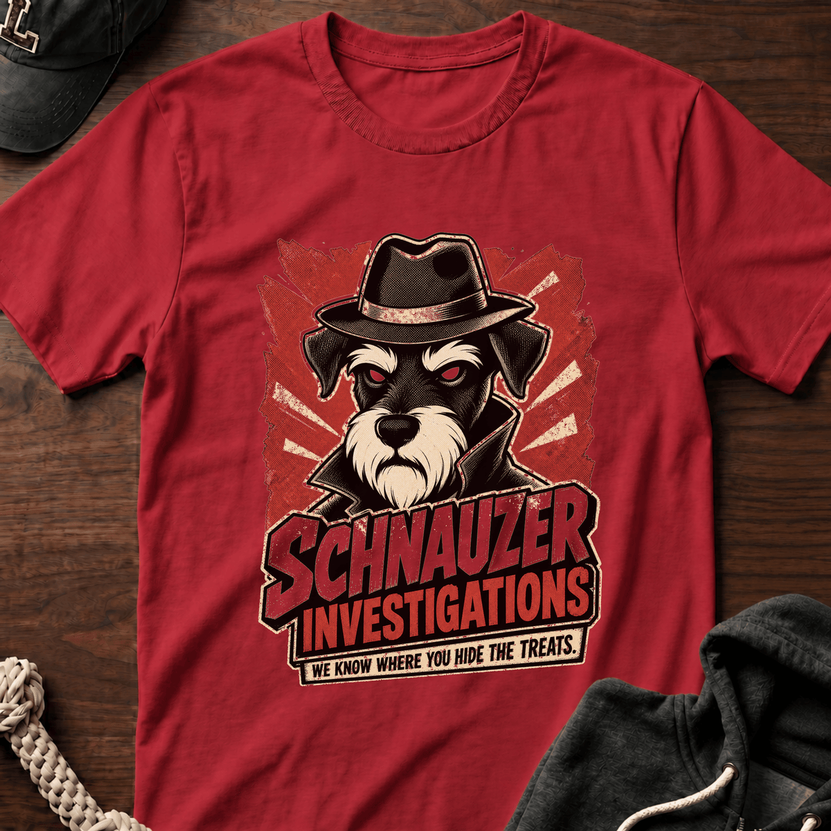 Schnauzer Investigations T-Shirt