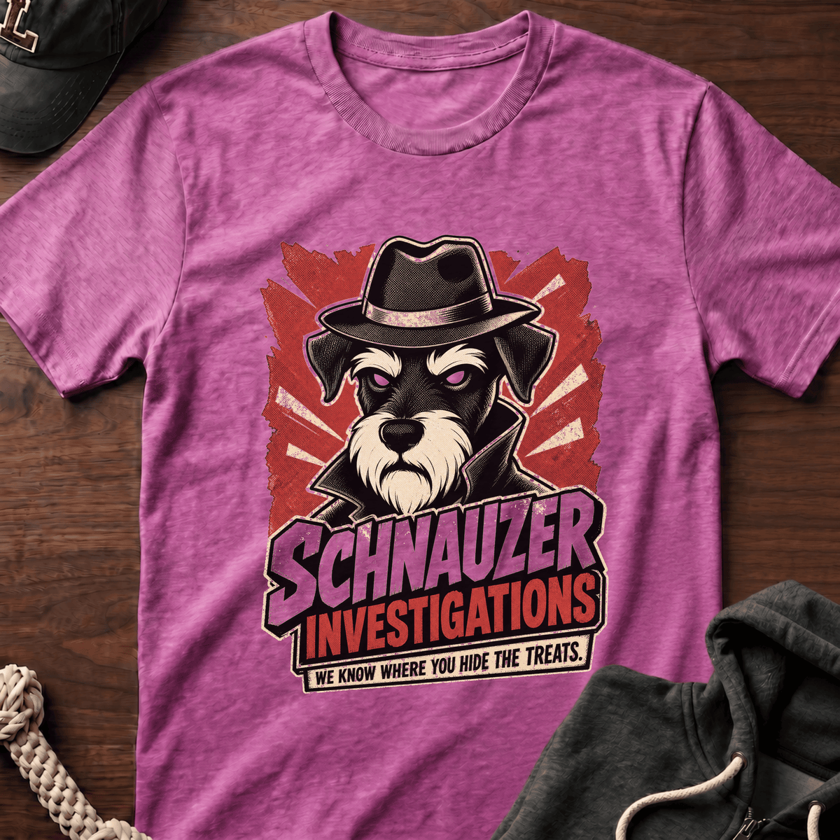 Schnauzer Investigations T-Shirt