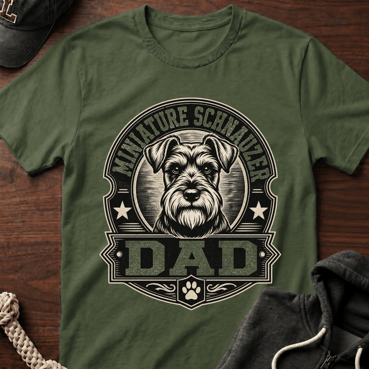 Schnauzer Dad T-Shirt