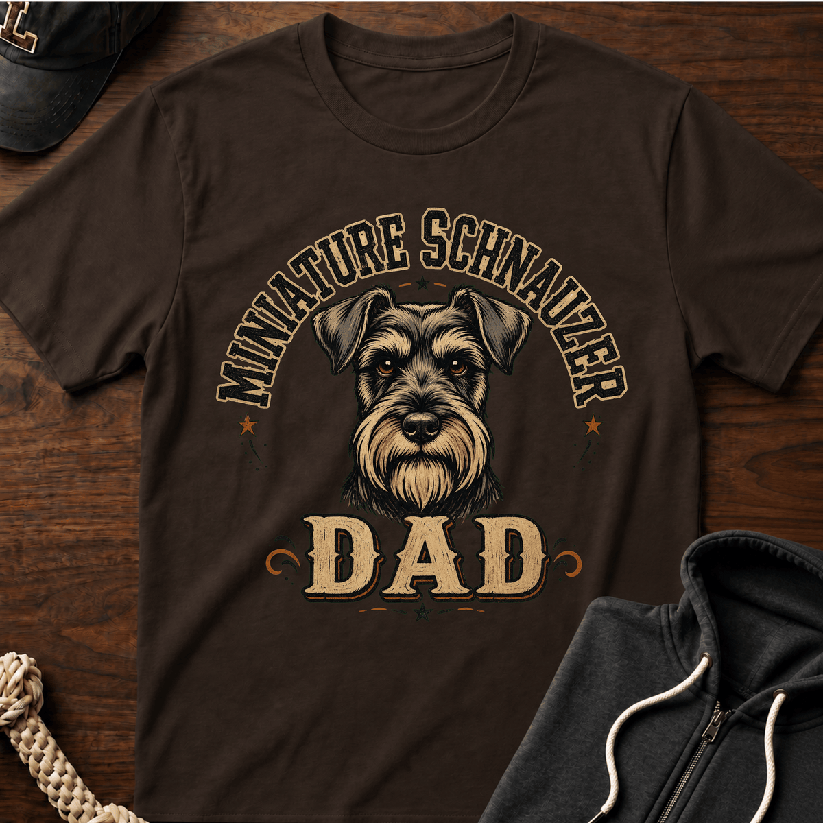 Schnauzer Dad T-Shirt