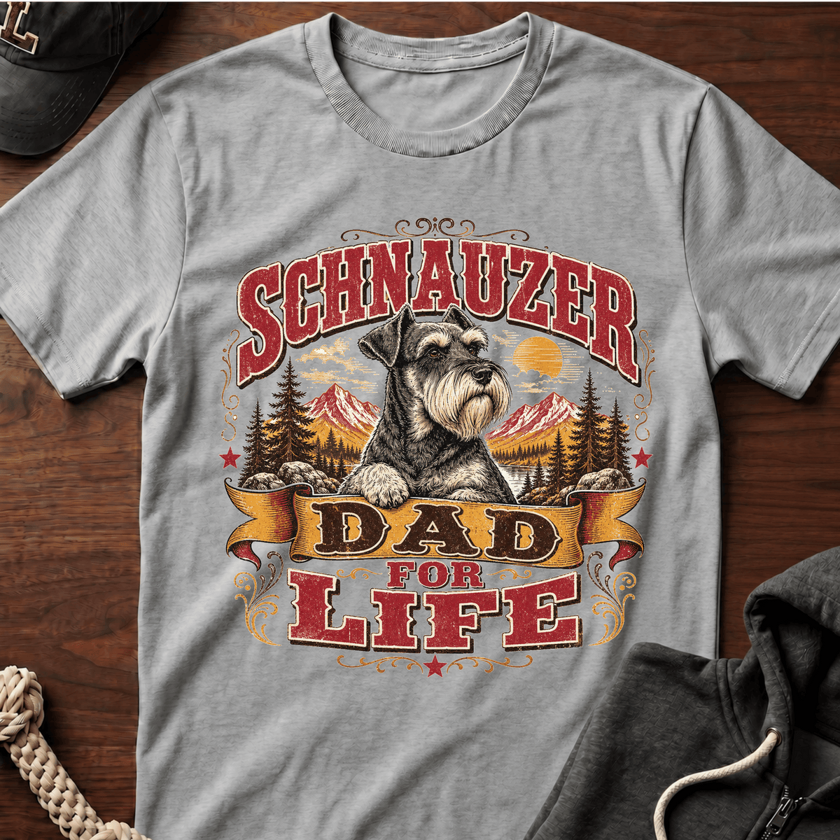 Schnauzer Dad T-Shirt