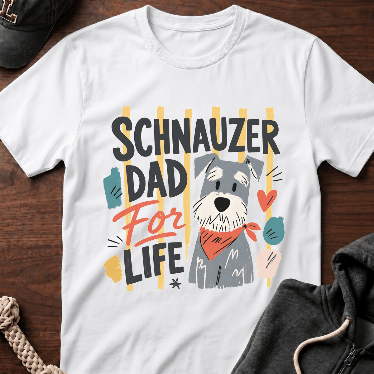 Schnauzer Dad T-Shirt