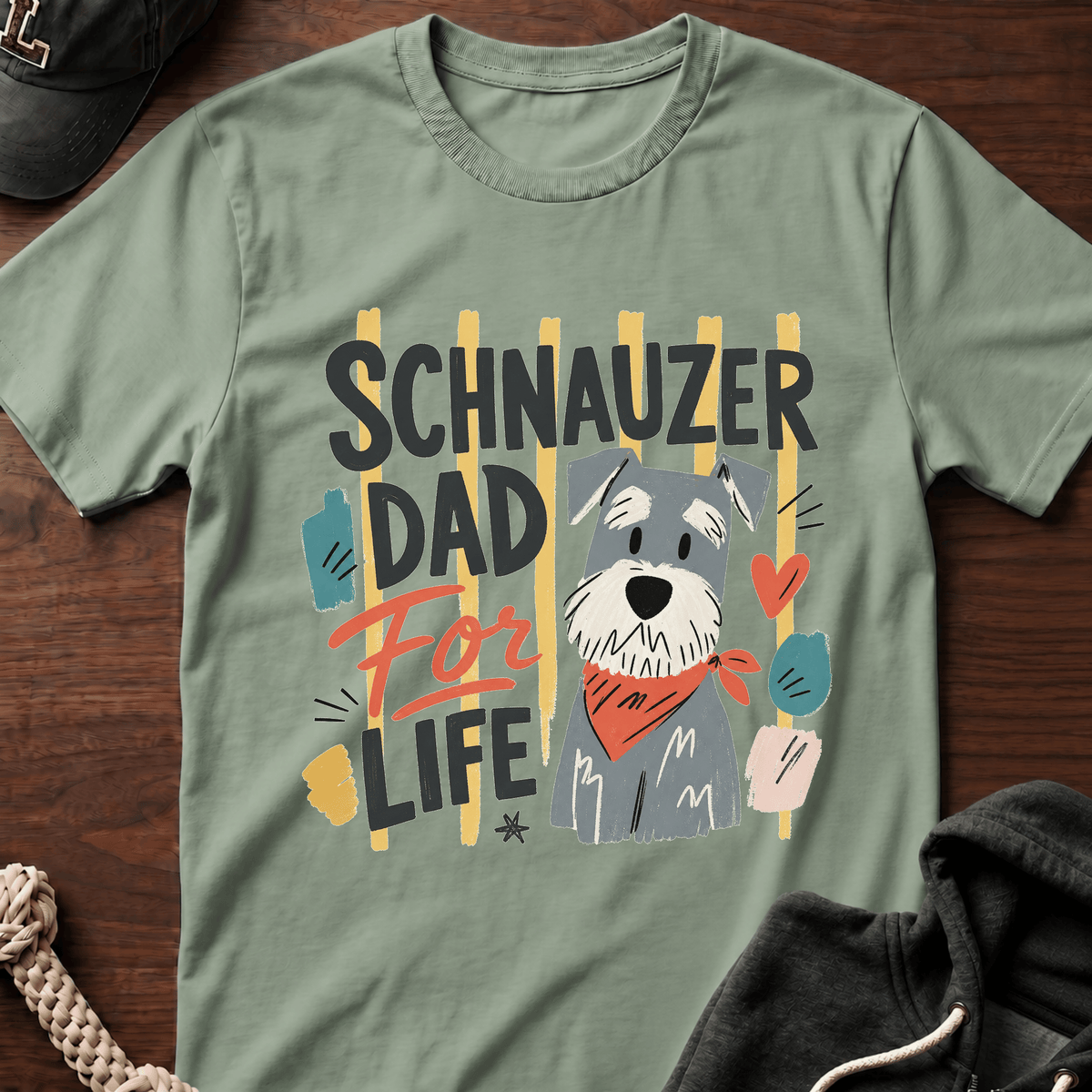 Schnauzer Dad T-Shirt