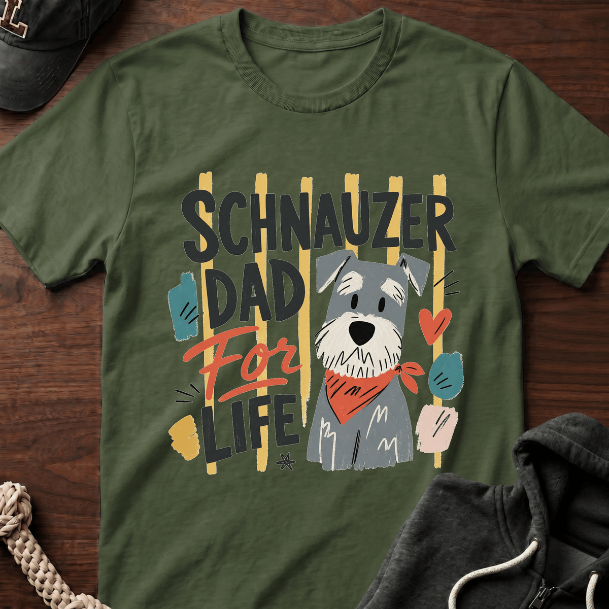 Schnauzer Dad T-Shirt