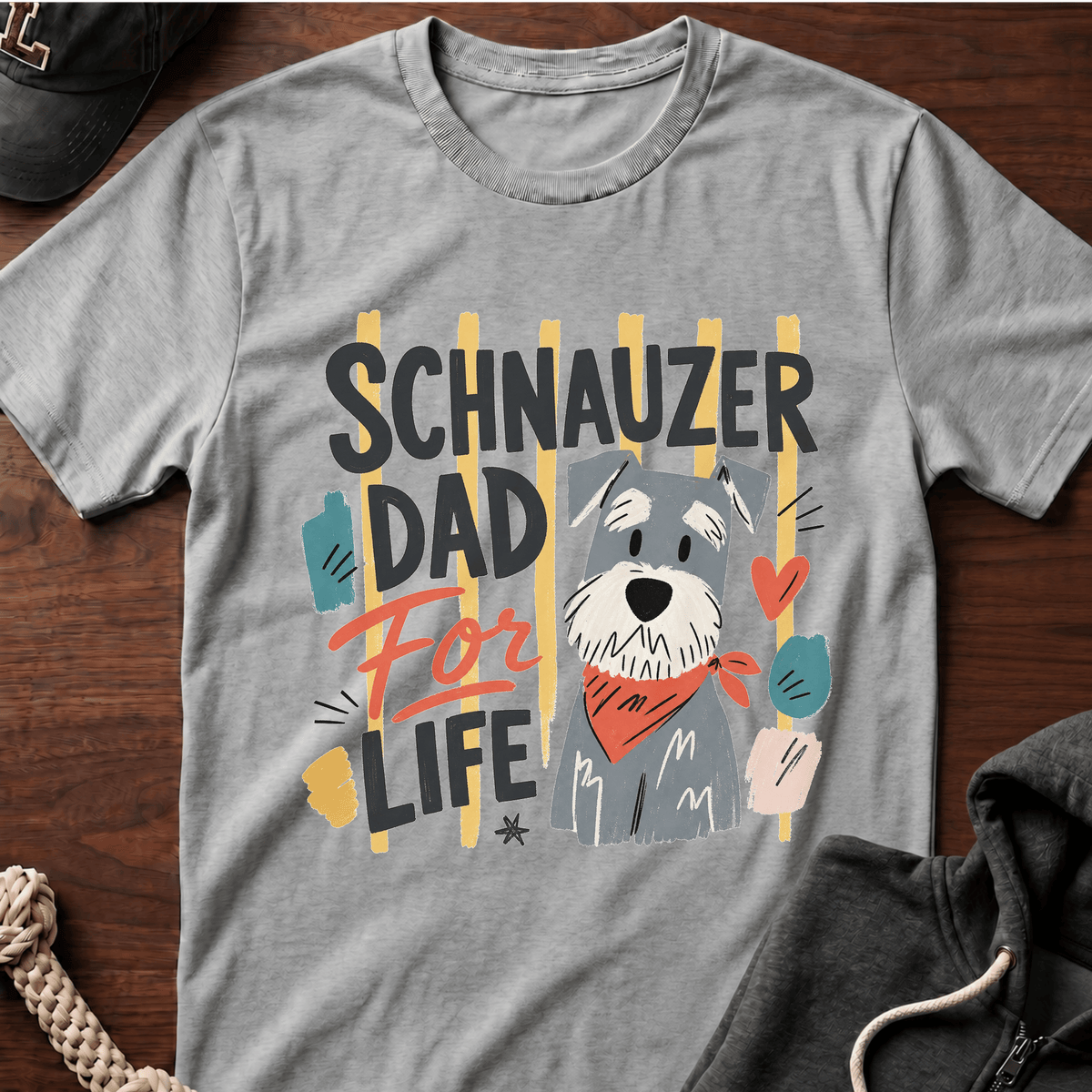 Schnauzer Dad T-Shirt