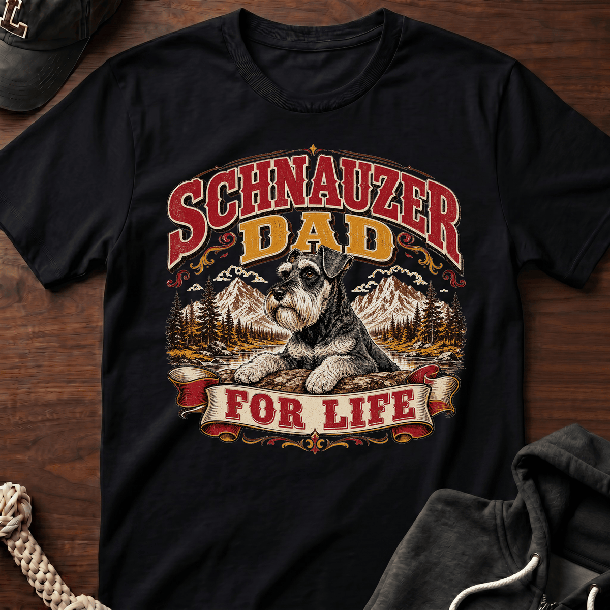 Schnauzer Dad T-Shirt