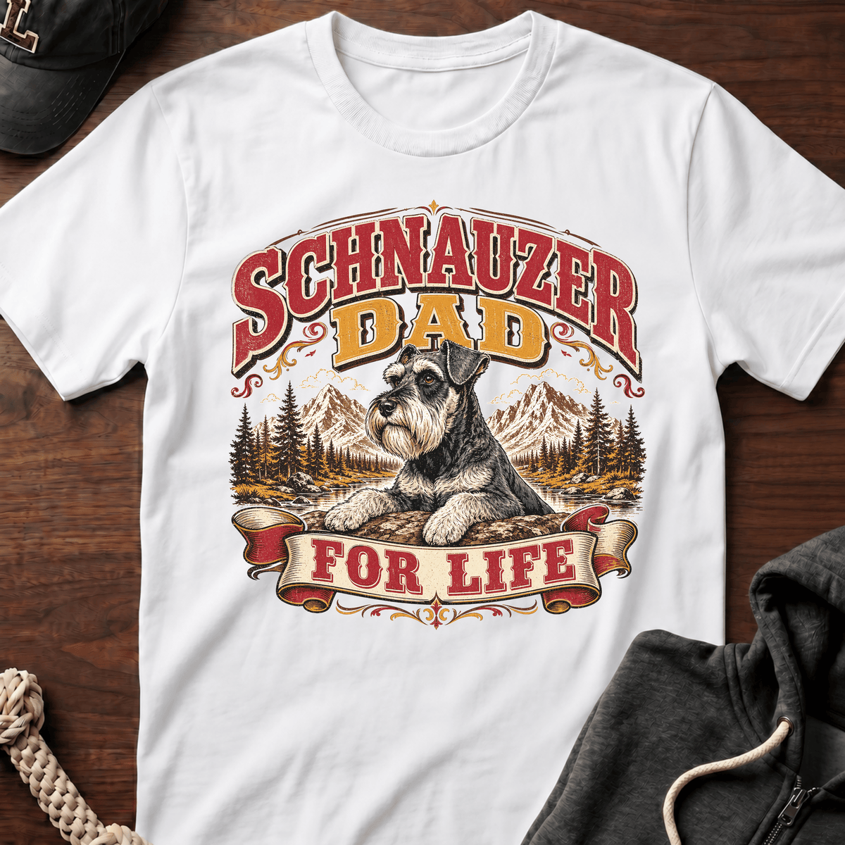 Schnauzer Dad T-Shirt
