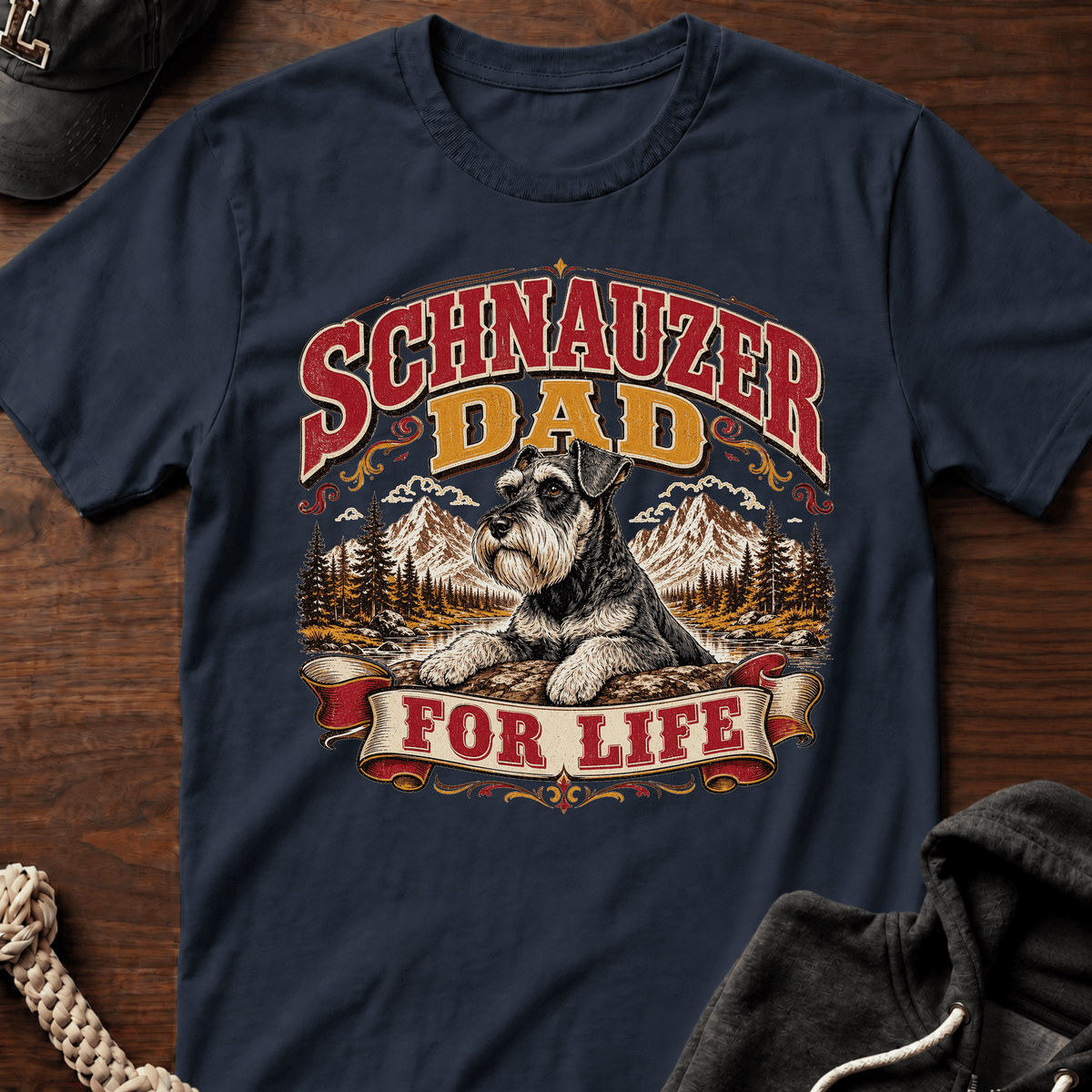 Schnauzer Dad T-Shirt