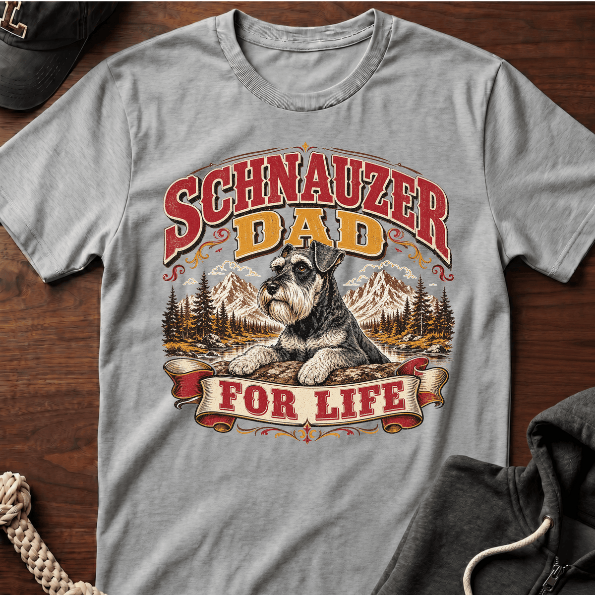 Schnauzer Dad T-Shirt