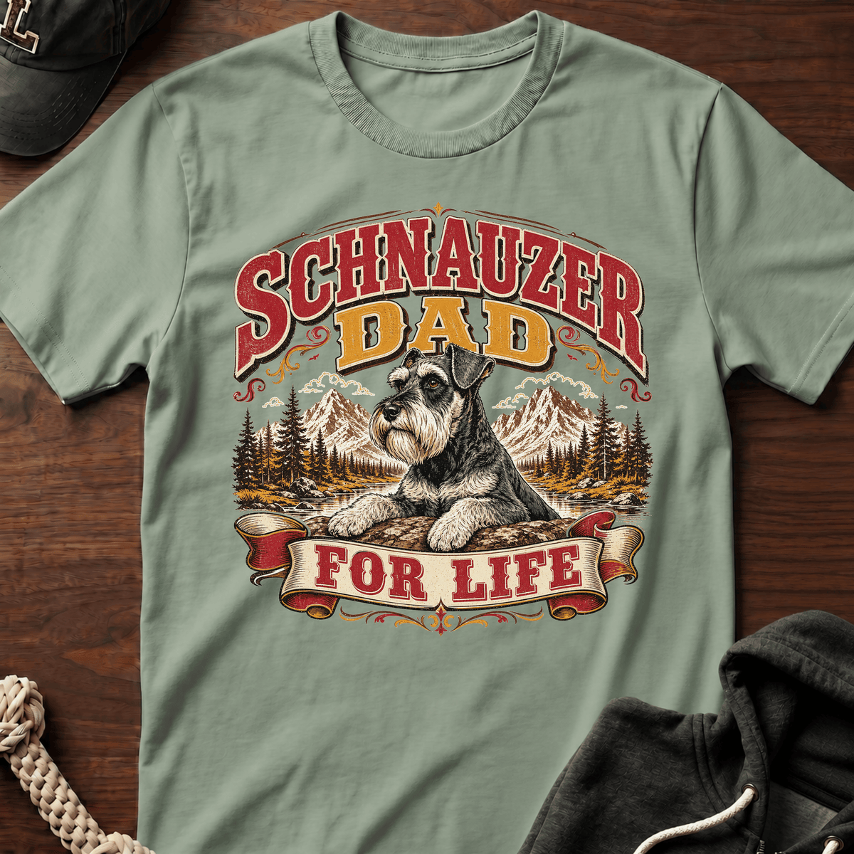 Schnauzer Dad T-Shirt