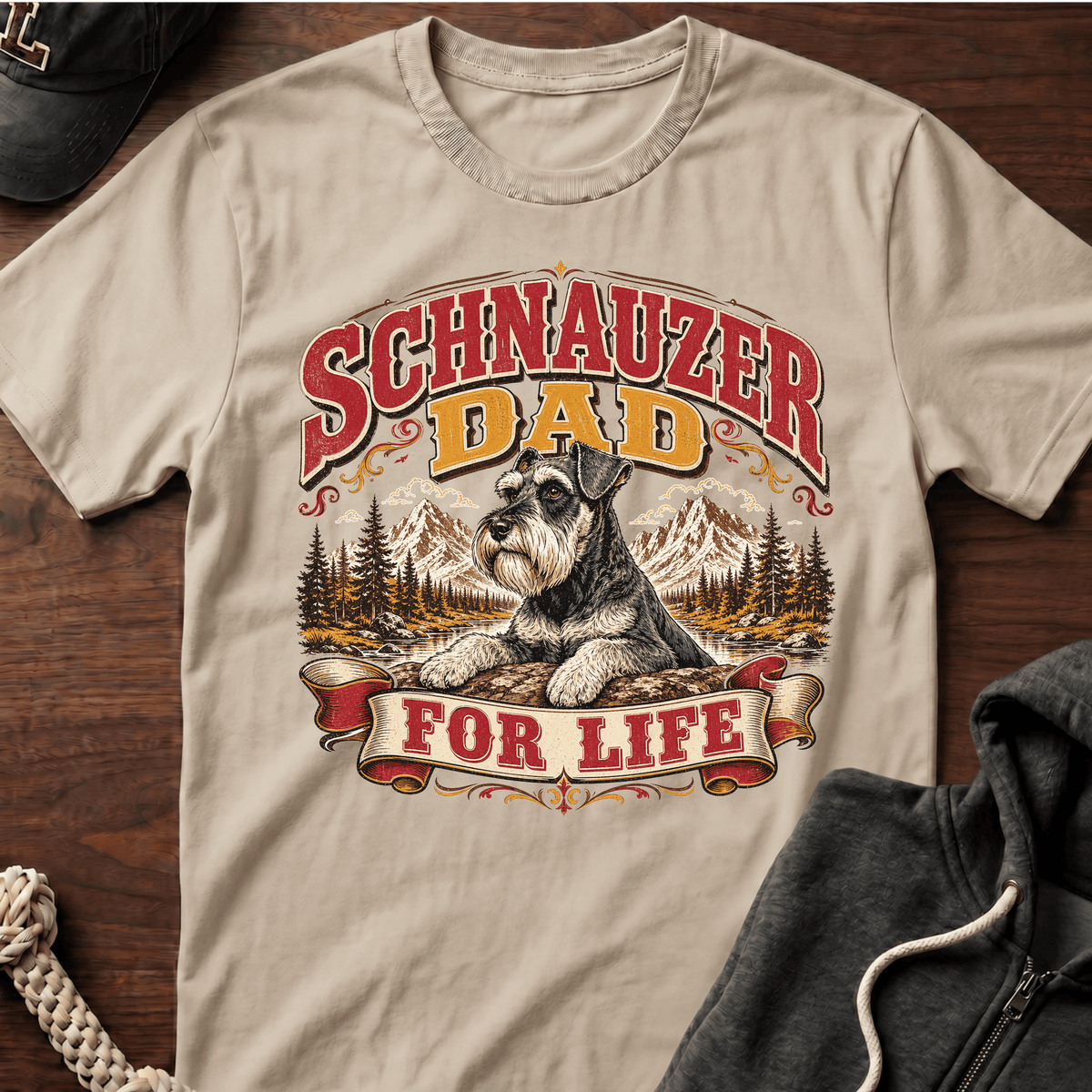 Schnauzer Dad T-Shirt