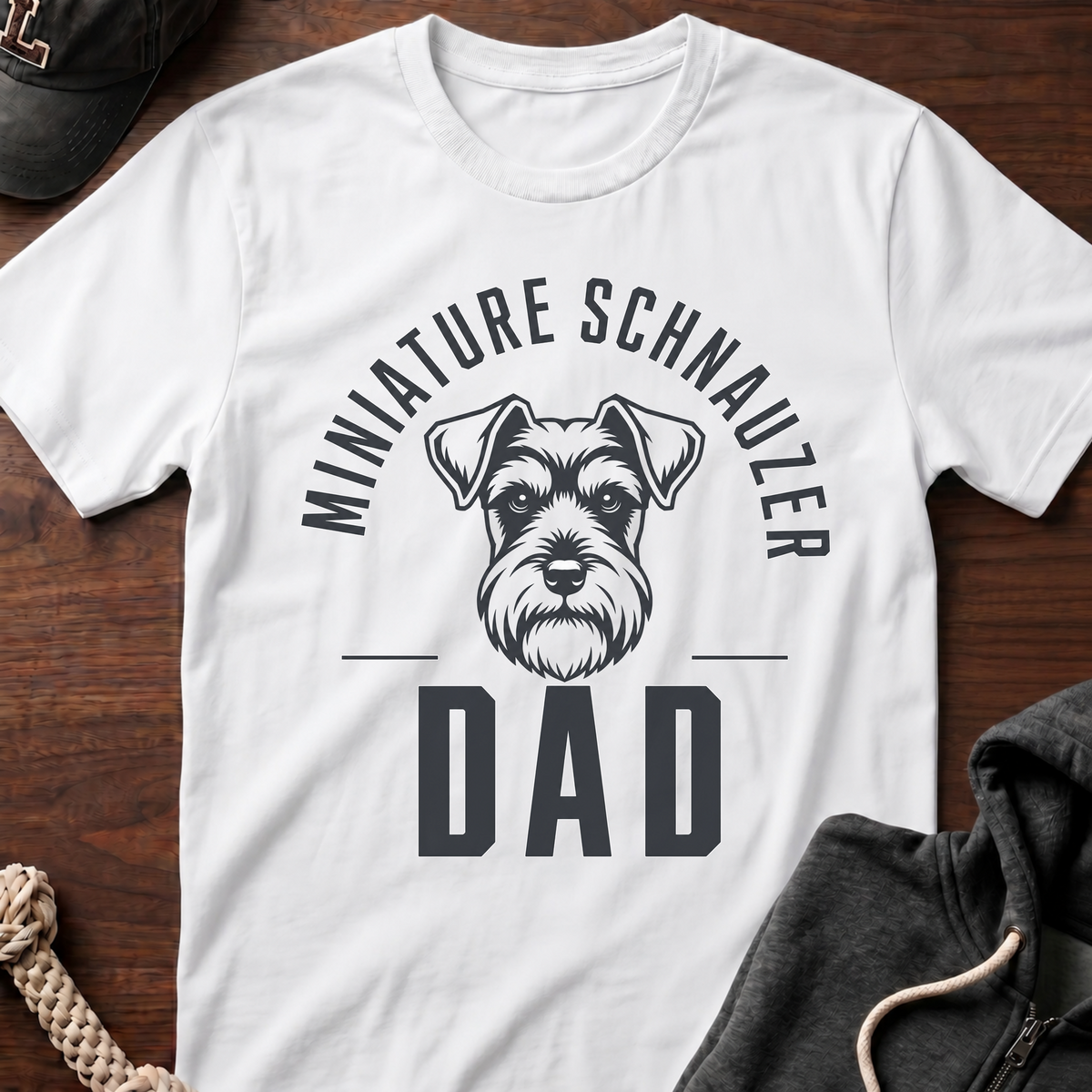 Miniature Schnauzer Dad T-Shirt