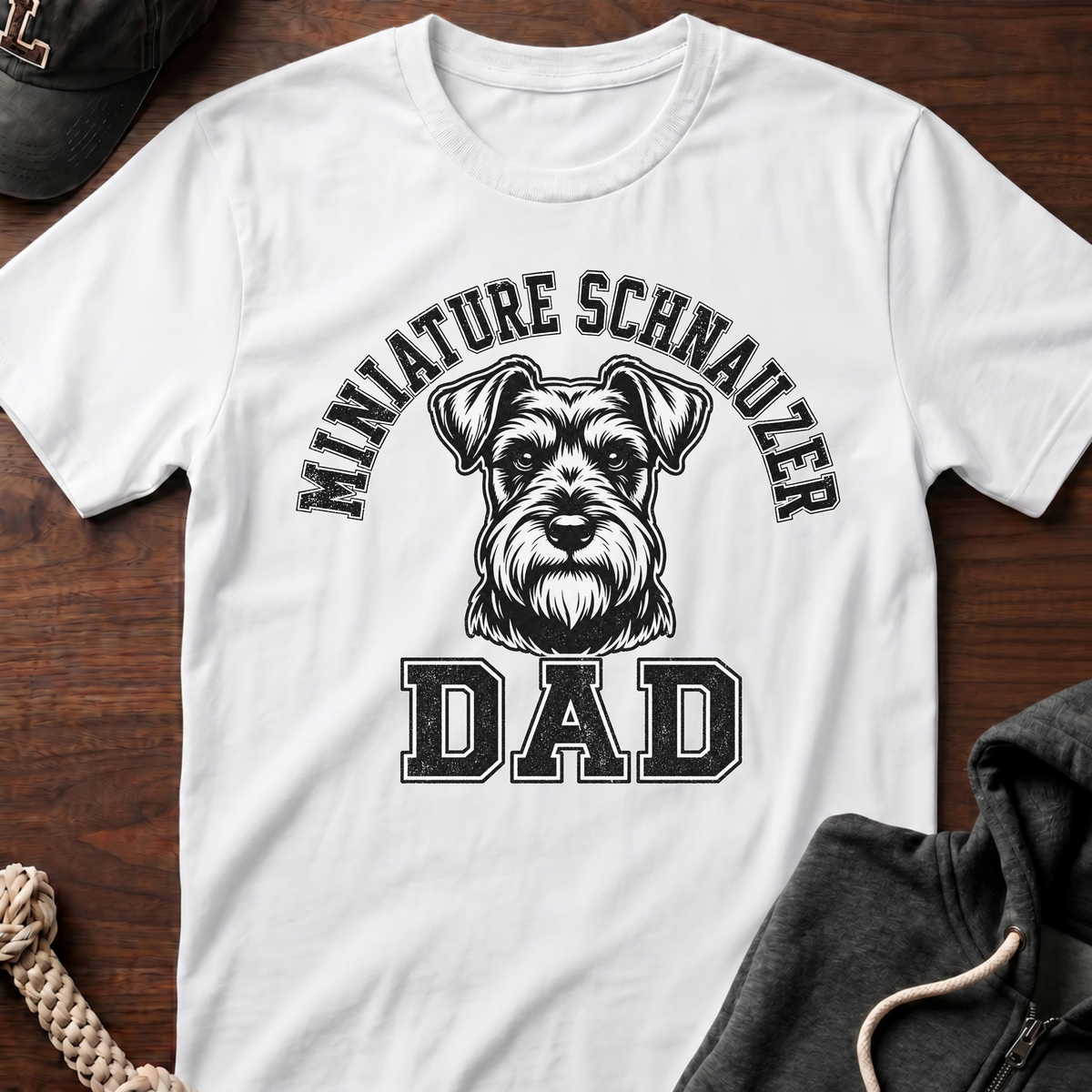 Miniature Schnauzer Dad T-Shirt