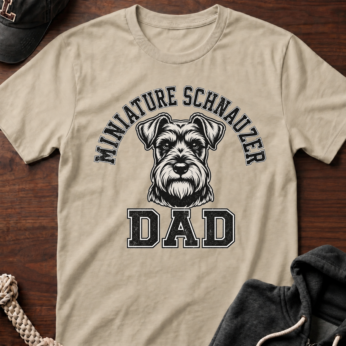 Miniature Schnauzer Dad T-Shirt