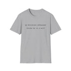 thinks he is a wolf_BLACK T-Shirt