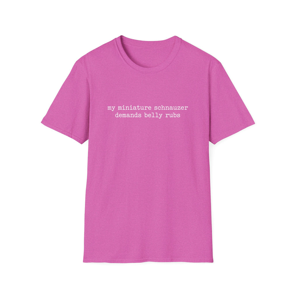 demands belly rubs_WHITE T-Shirt
