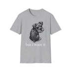 but i want it_White cutout T-Shirt