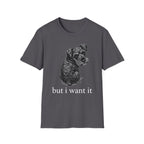 but i want it_White cutout T-Shirt