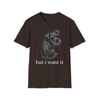 but i want it_White cutout T-Shirt