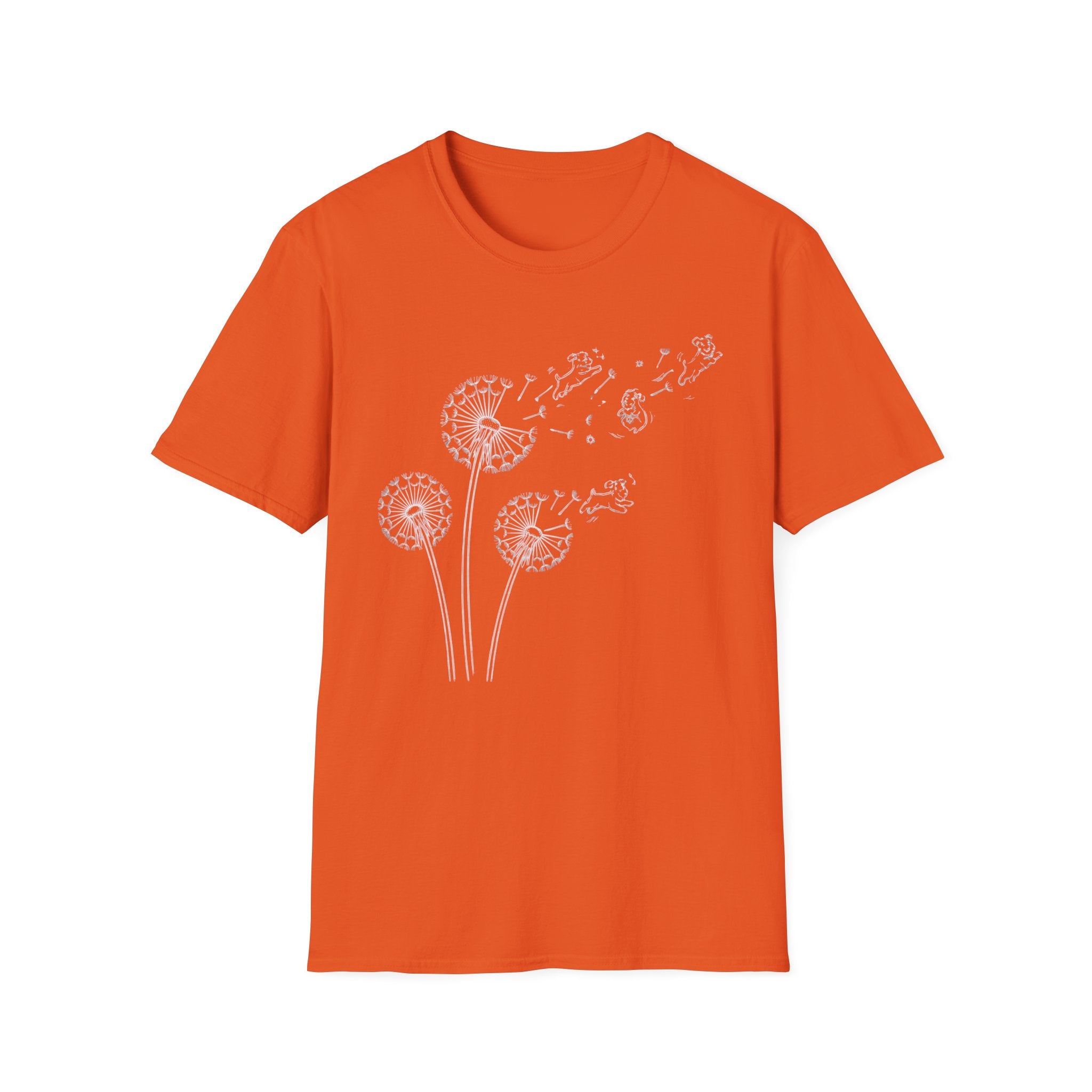 Dandelion Flight_WHITE T-Shirt