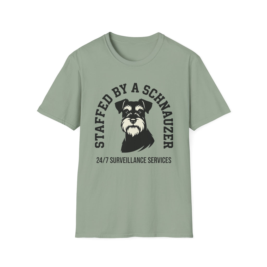 Staffed By A Schnauzer T-Shirt