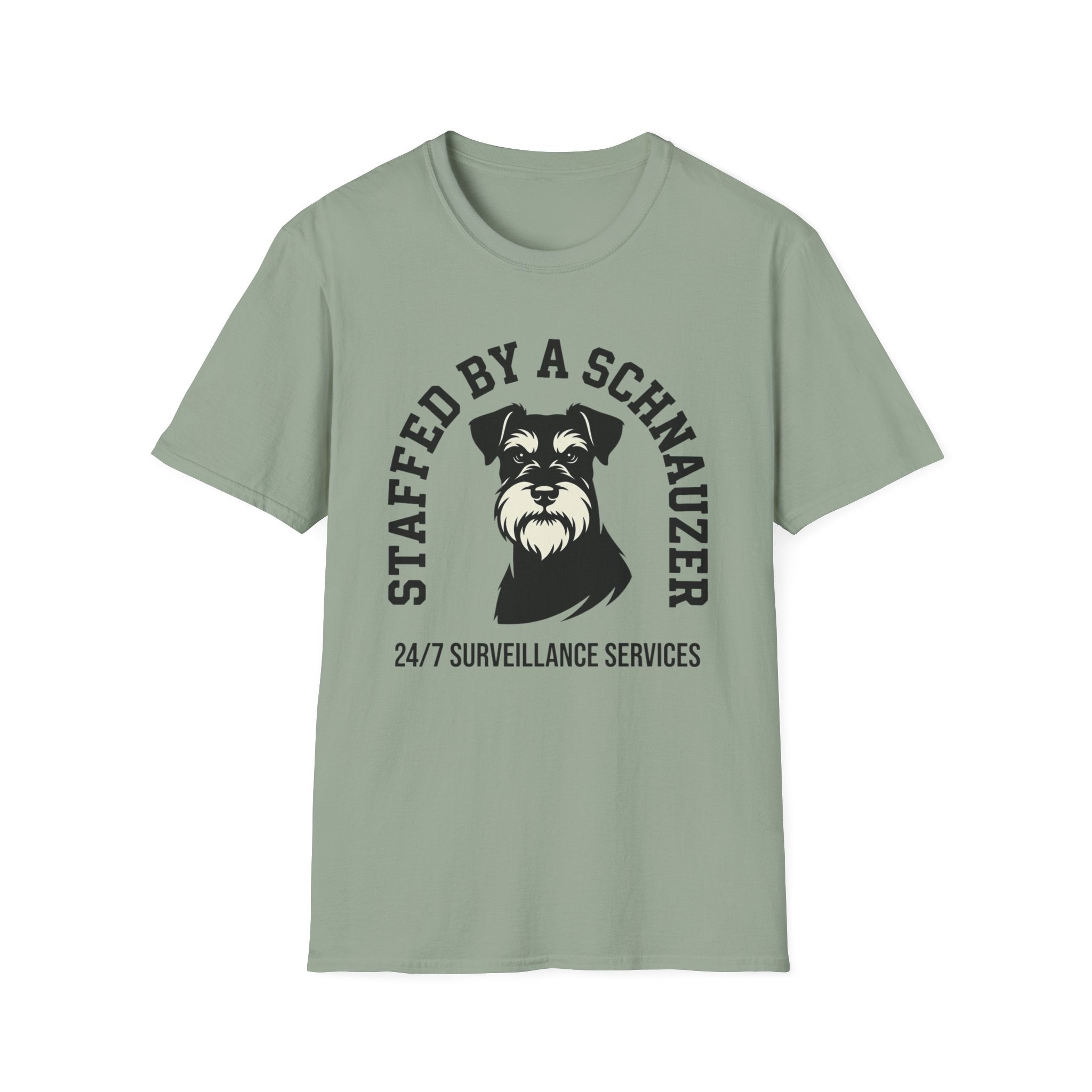 Staffed By A Schnauzer T-Shirt