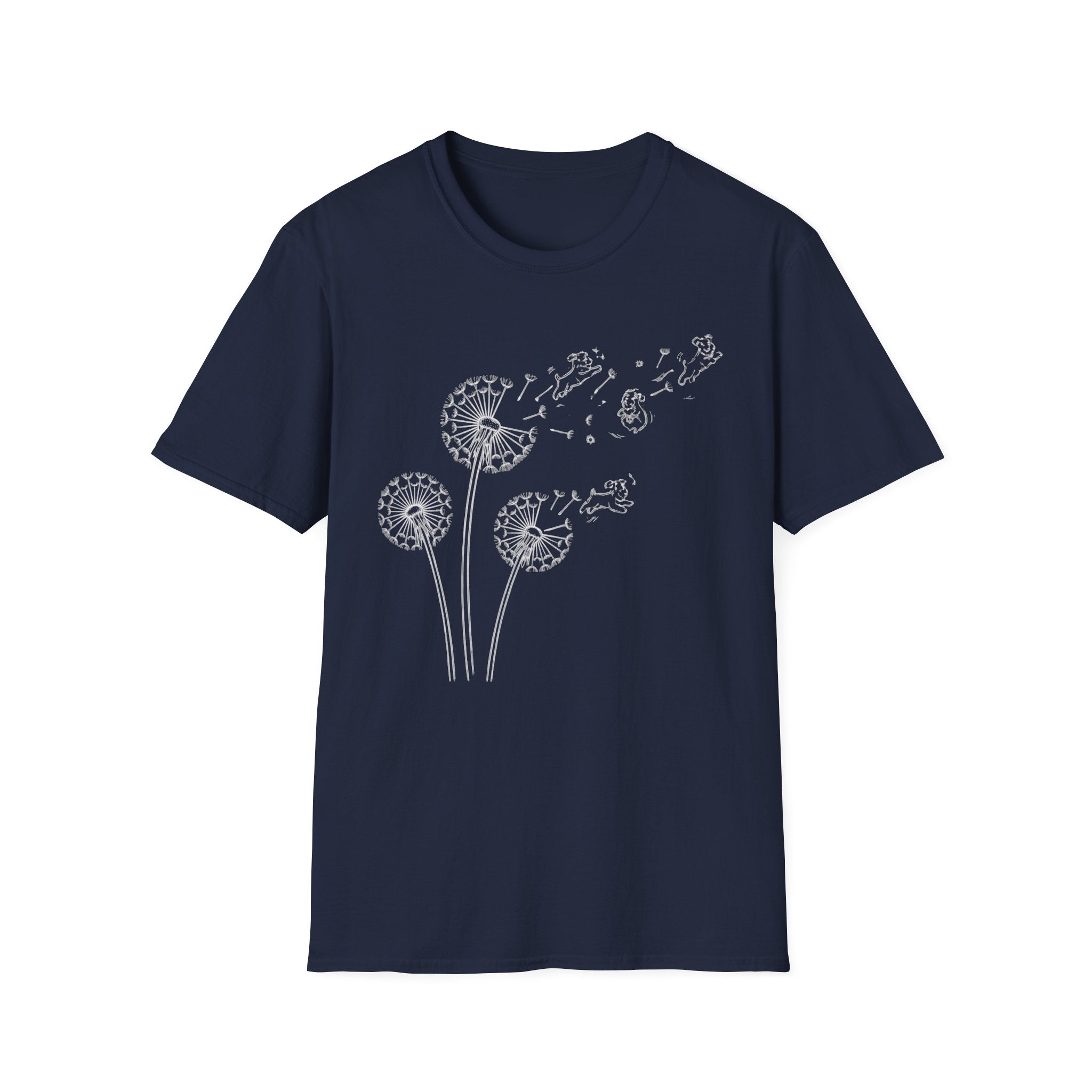 Dandelion Flight_WHITE T-Shirt
