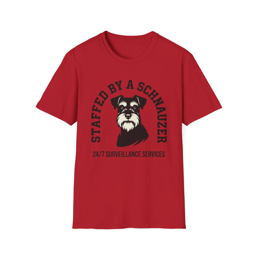 Staffed By A Schnauzer T-Shirt