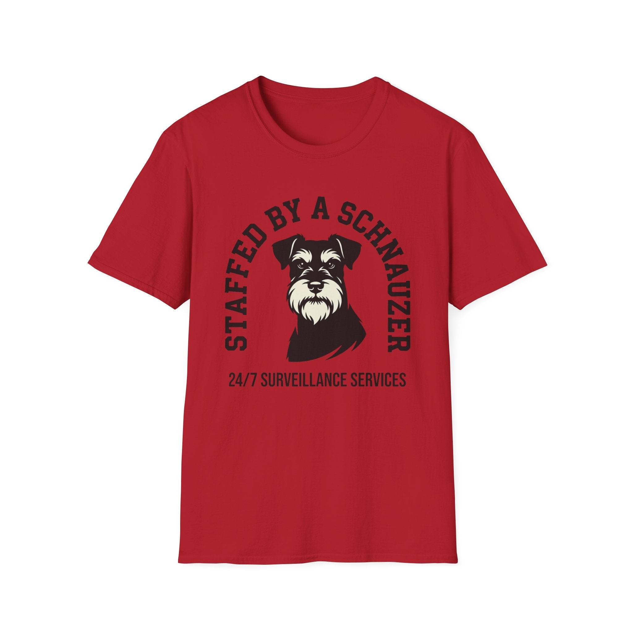 Staffed By A Schnauzer T-Shirt