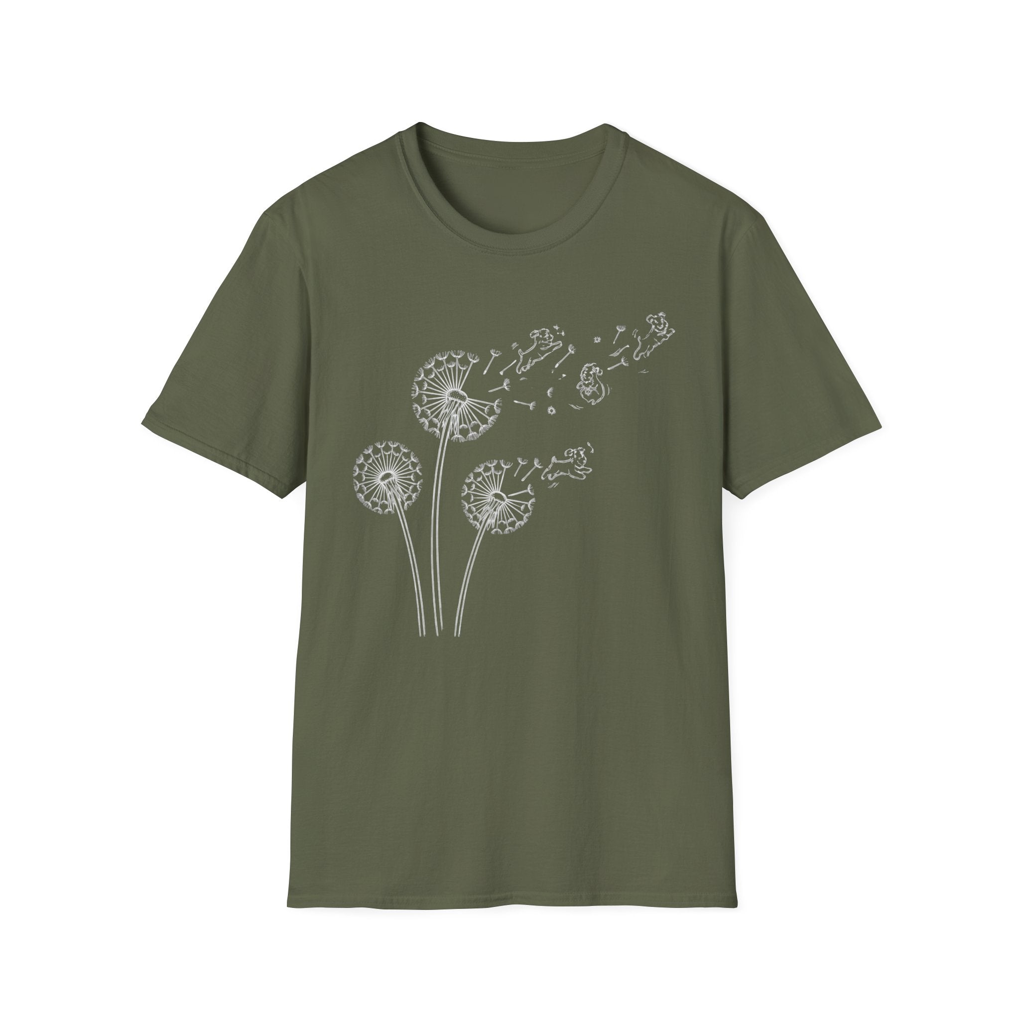 Dandelion Flight_WHITE T-Shirt