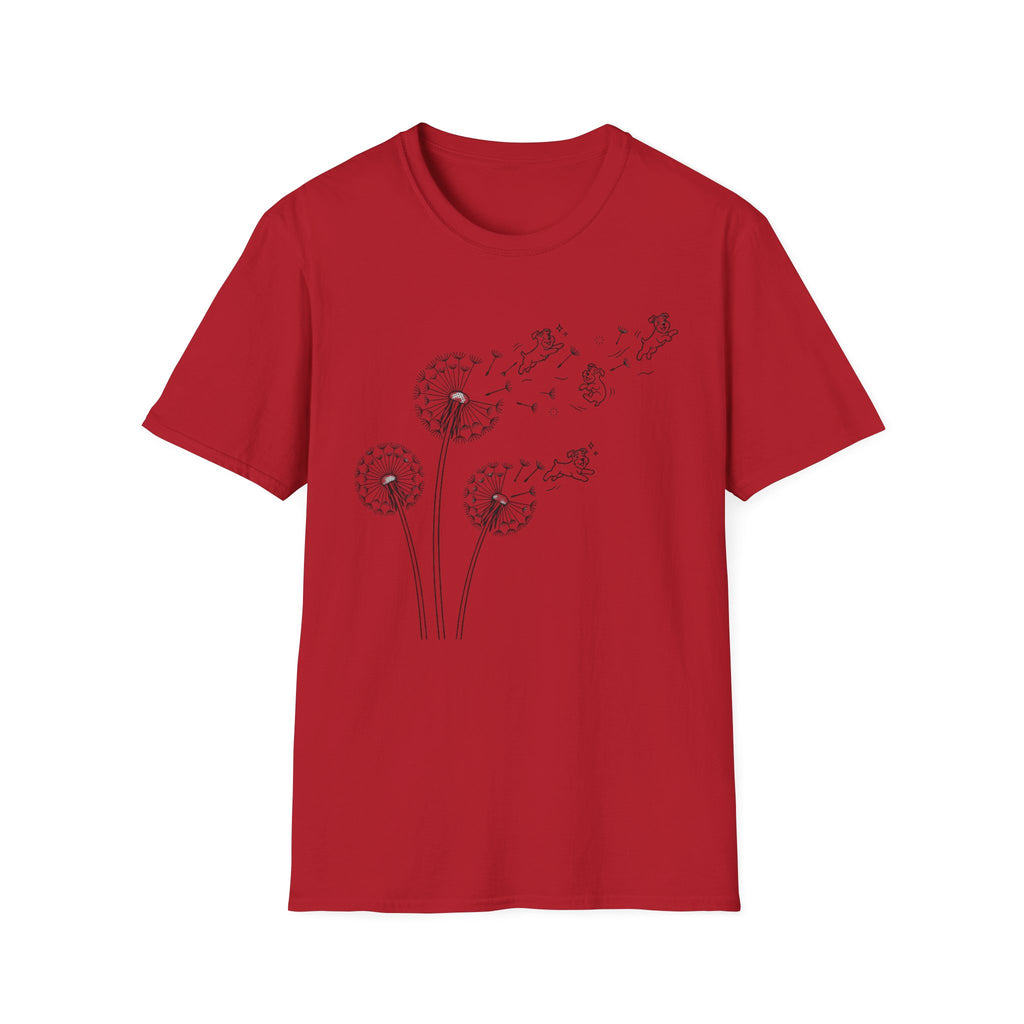 Dandelion Flight_BLACK T‑Shirt