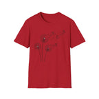 Dandelion Flight_BLACK T‑Shirt