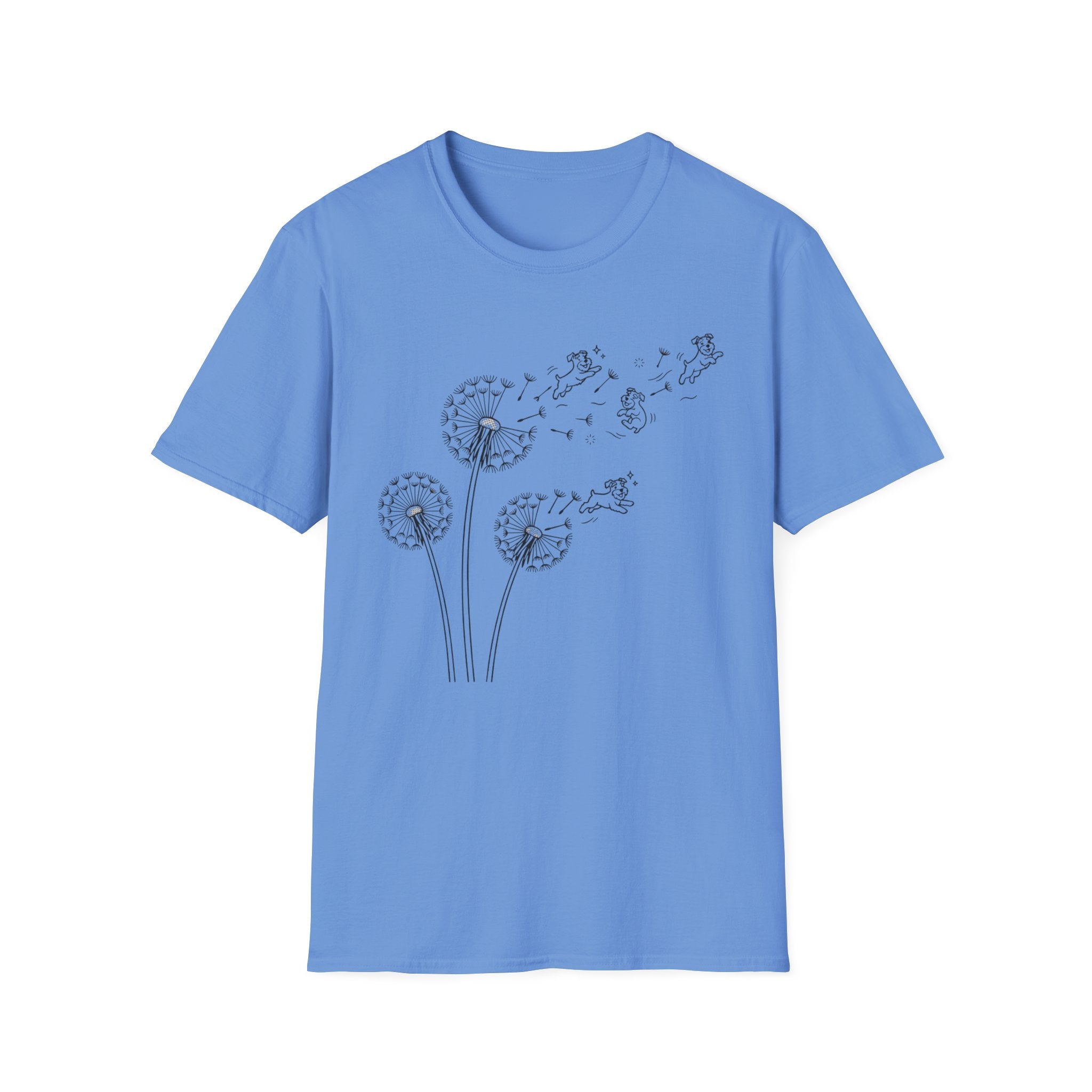 Dandelion Flight_BLACK T‑Shirt