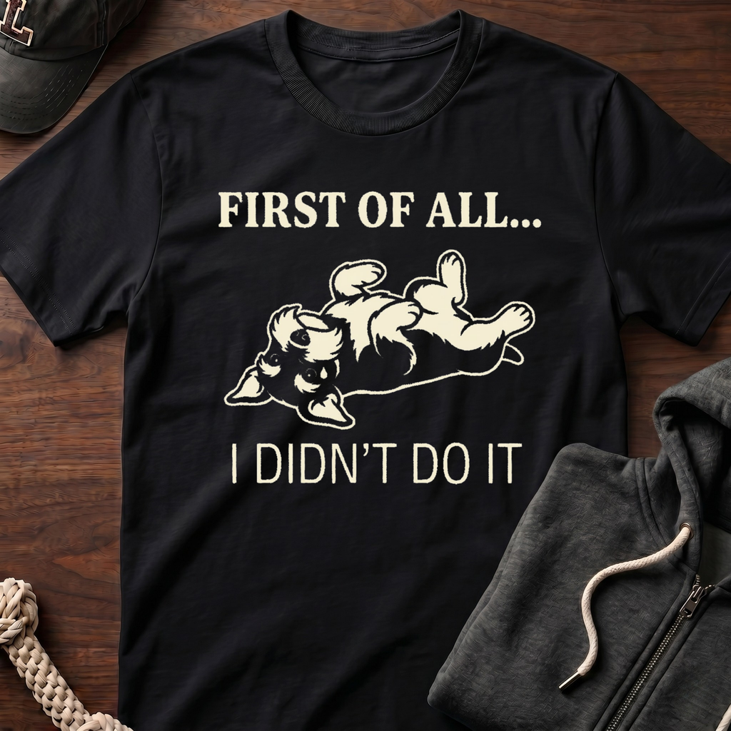 First Of All_OFF WHITE T-Shirt
