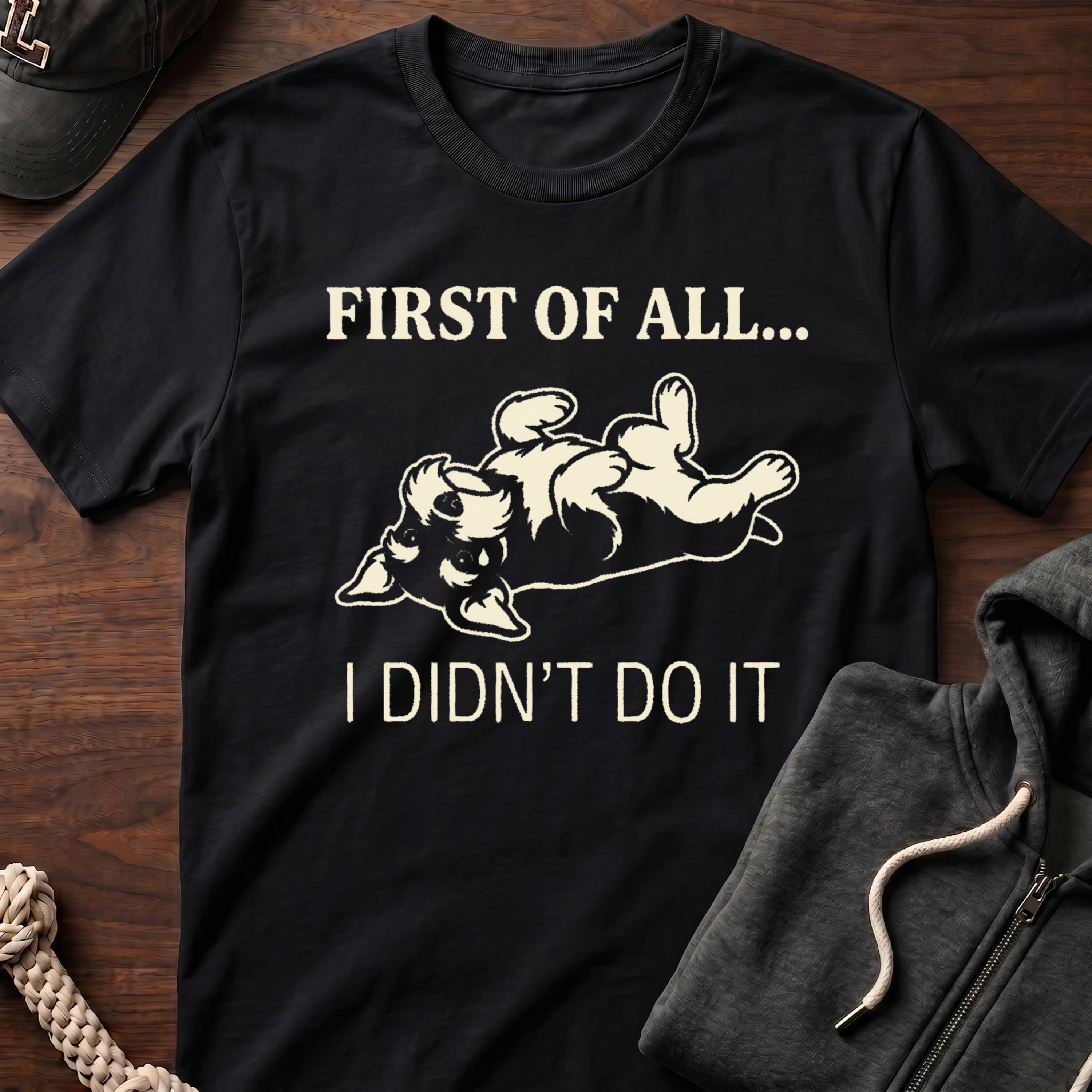 First Of All_OFF WHITE T-Shirt