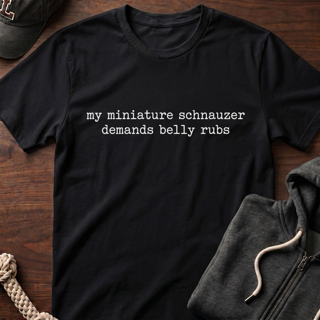 demands belly rubs_WHITE T-Shirt