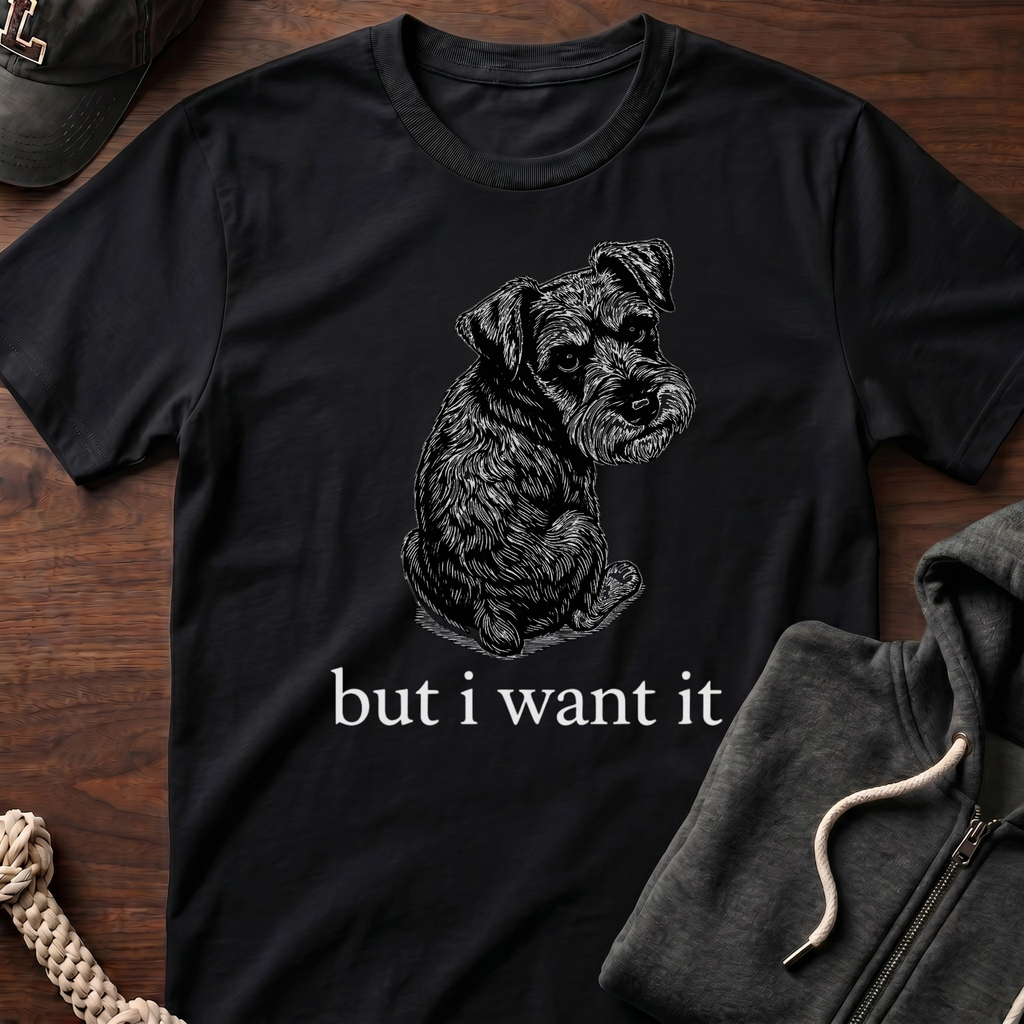 but i want it_White cutout T-Shirt