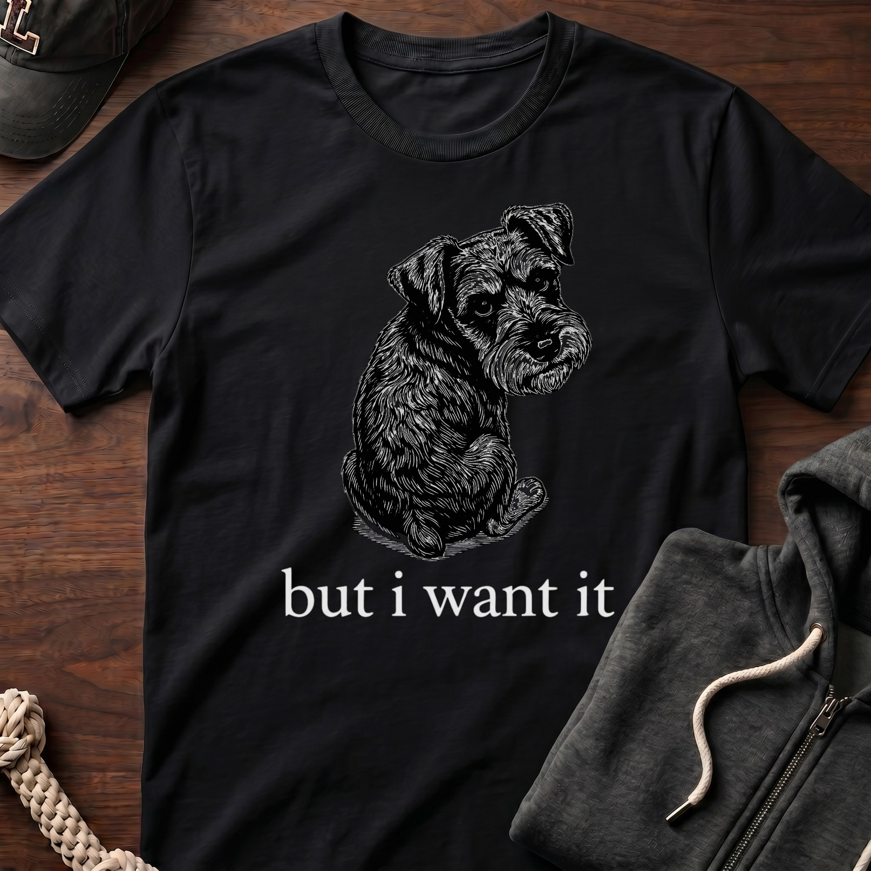 but i want it_White cutout T-Shirt