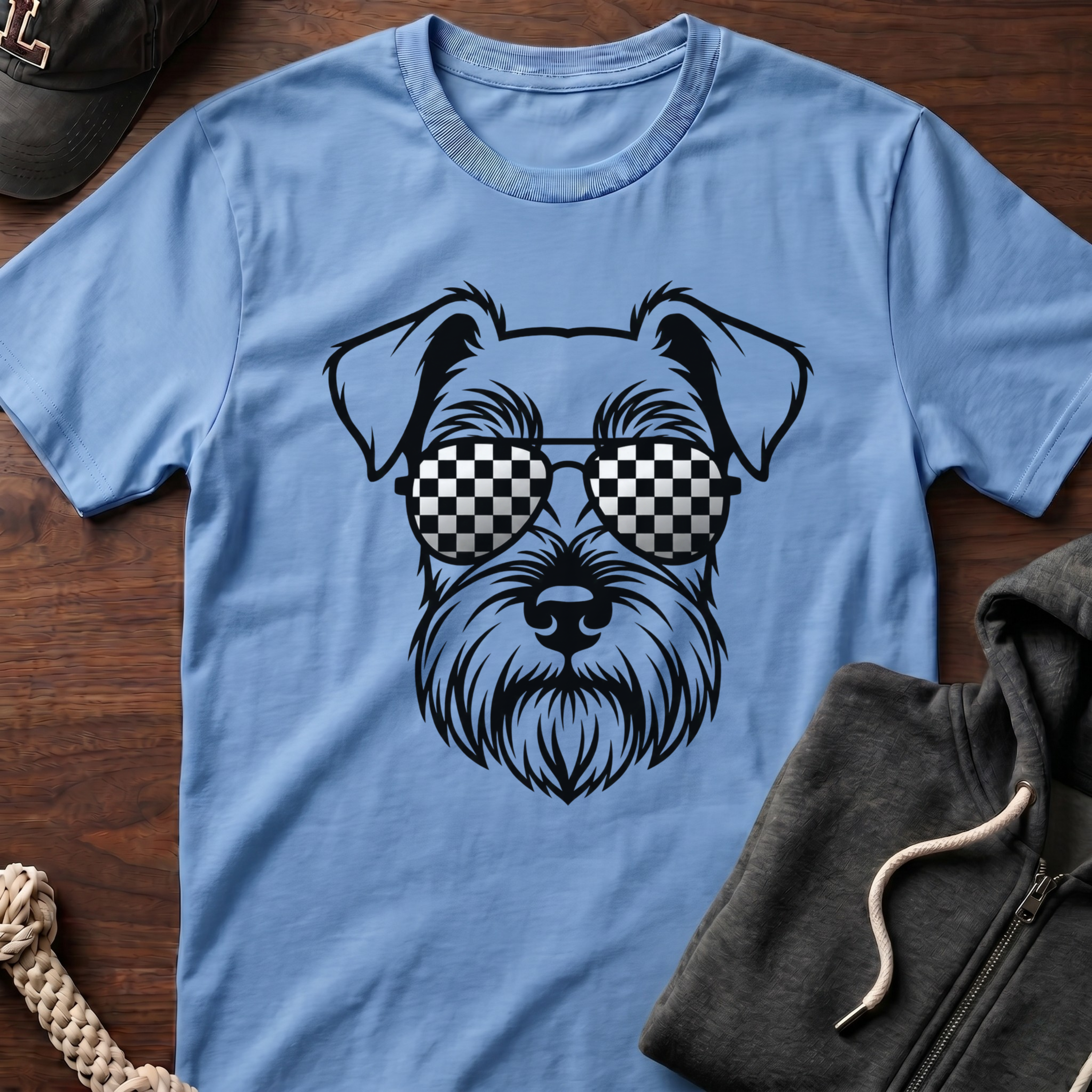 Sunglasses_BLACK T‑Shirt