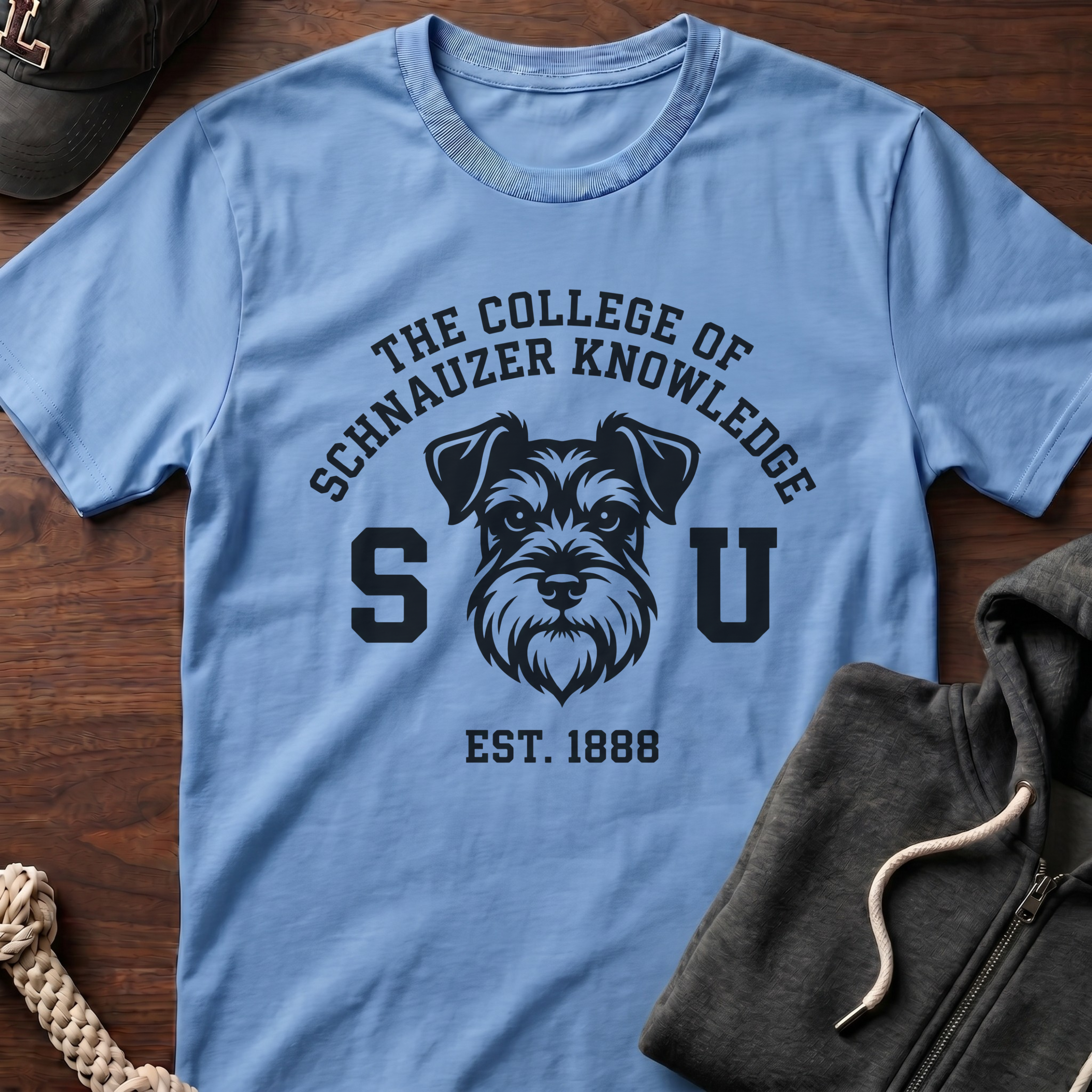 College Of Schnauzer Knowledge T-Shirt