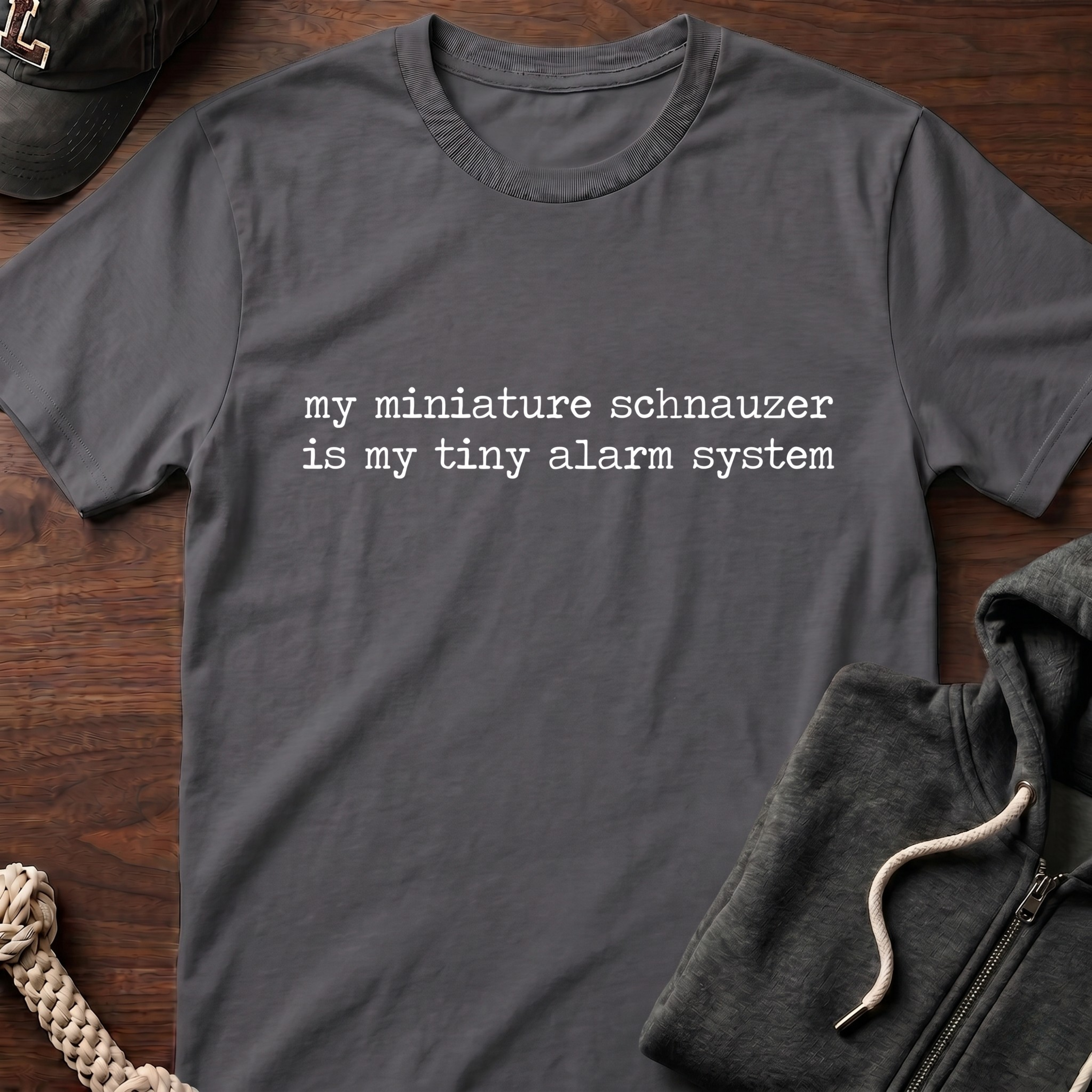 my tiny alarm_WHITE T-Shirt