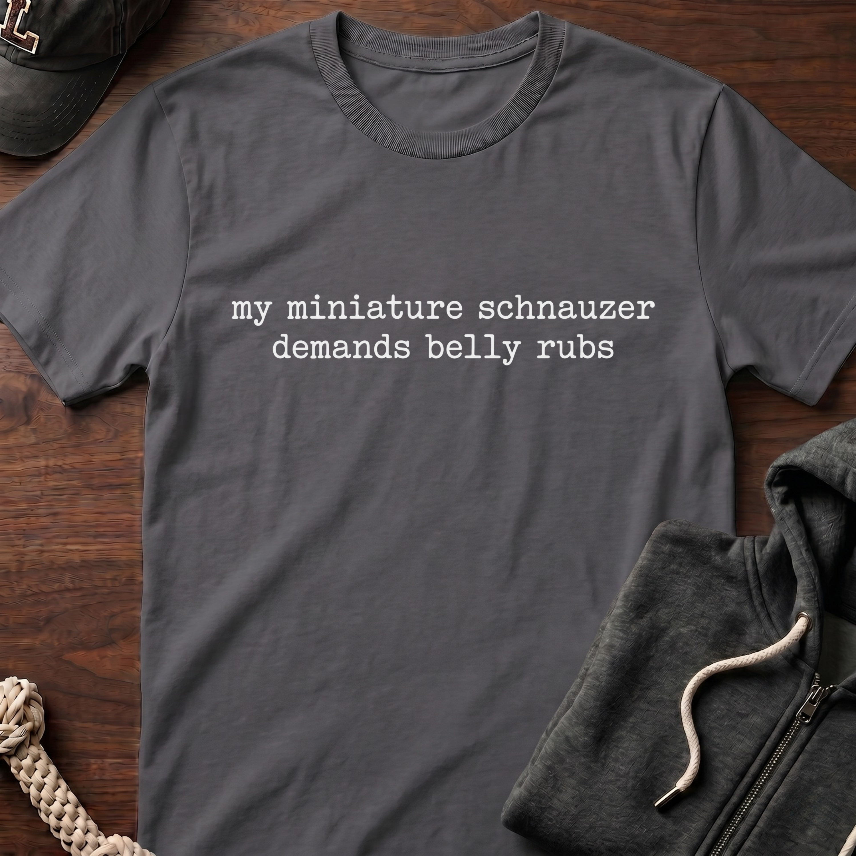demands belly rubs_WHITE T-Shirt