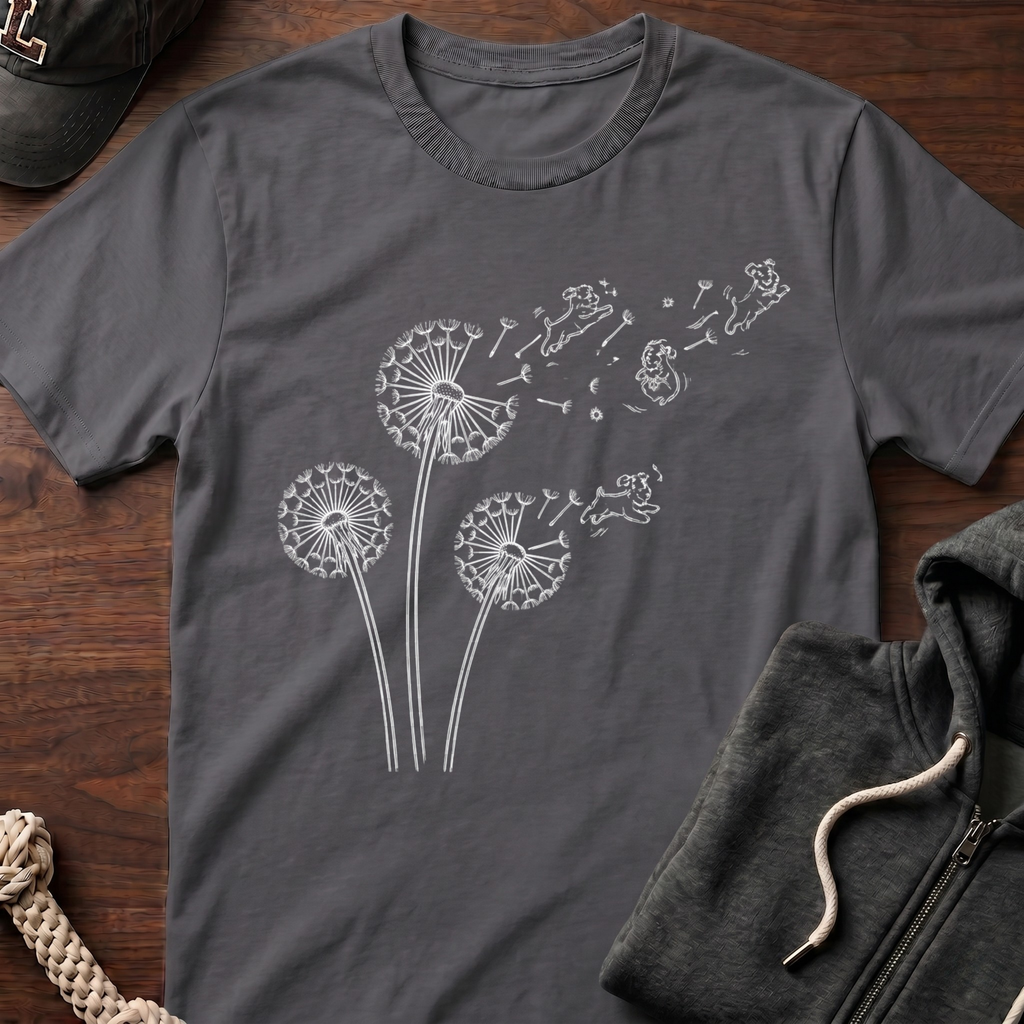 Dandelion Flight_WHITE T-Shirt
