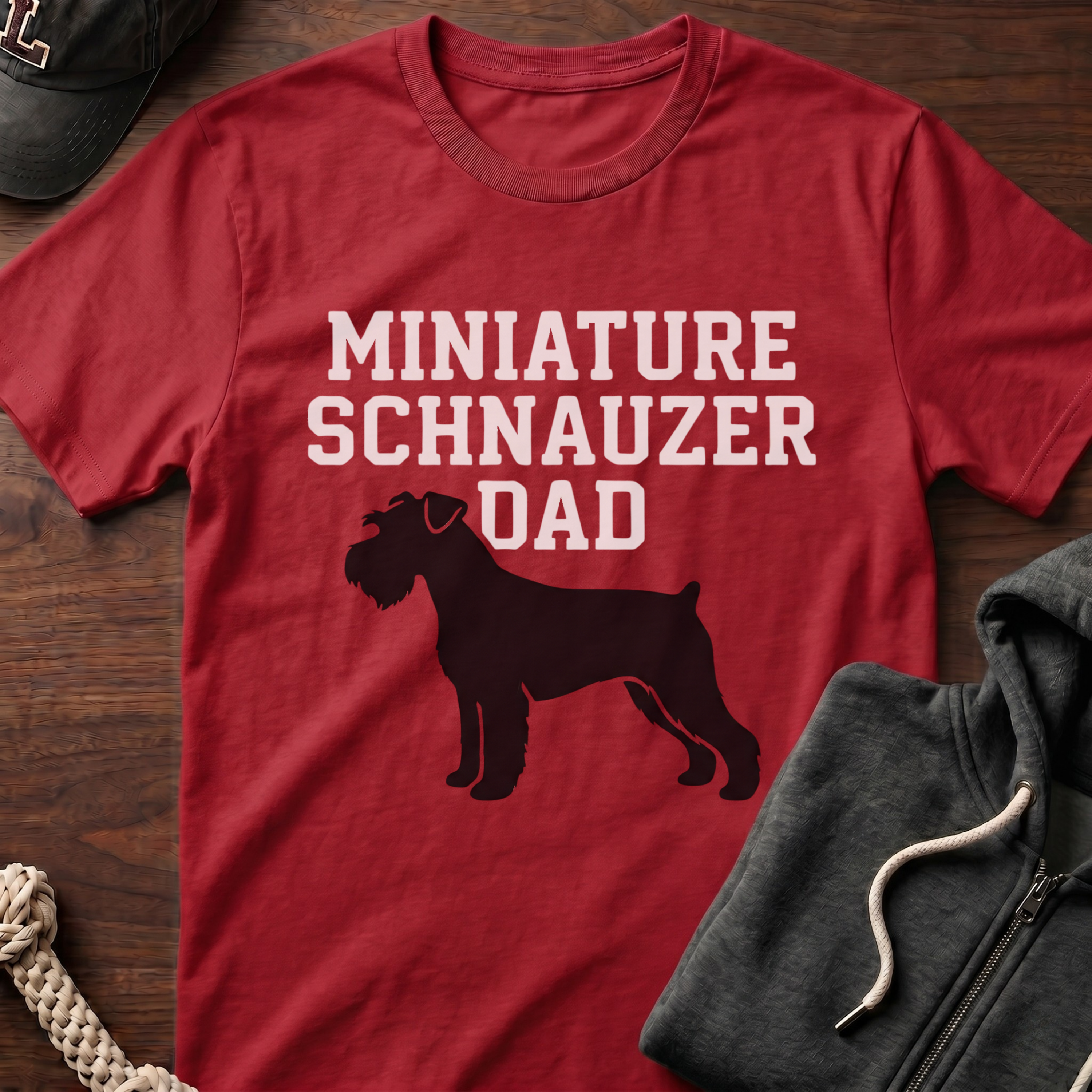 Miniature Schnauzer Dad T-Shirt