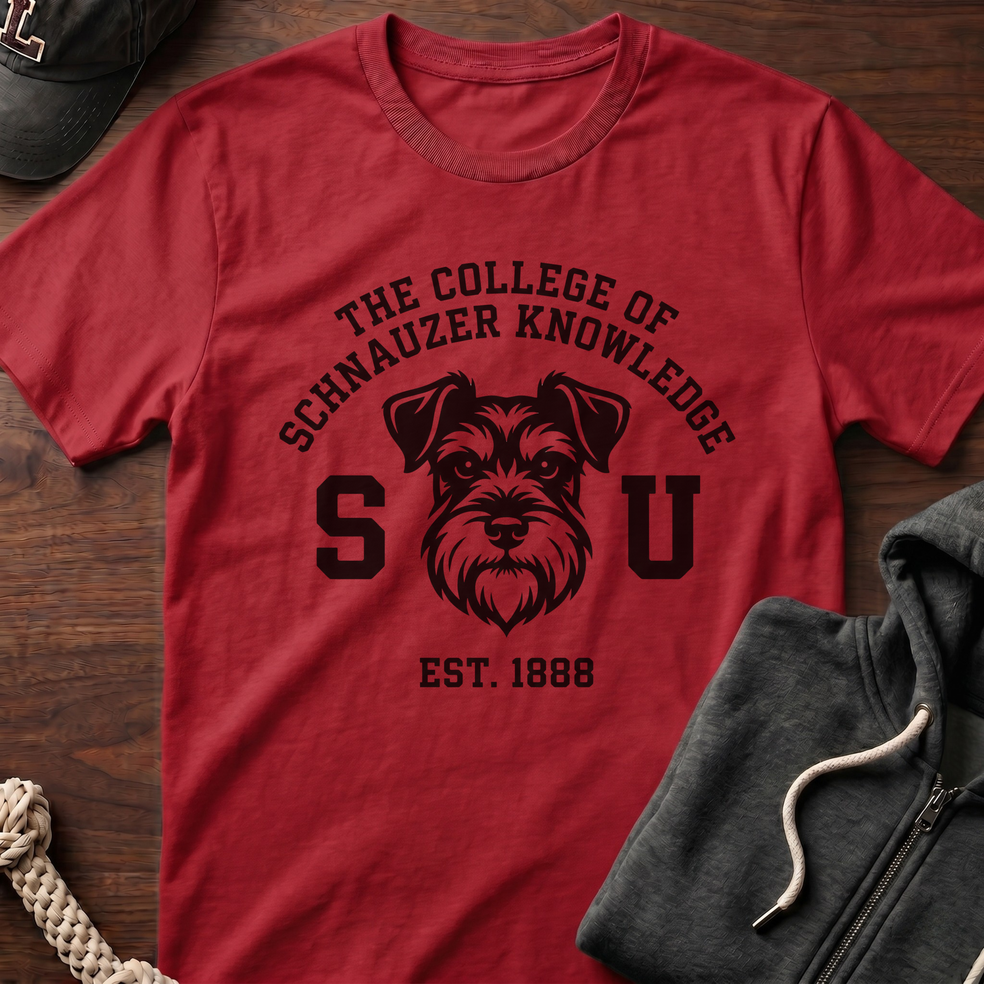 College Of Schnauzer Knowledge T-Shirt