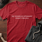 doesn't like you_WHITE T-Shirt