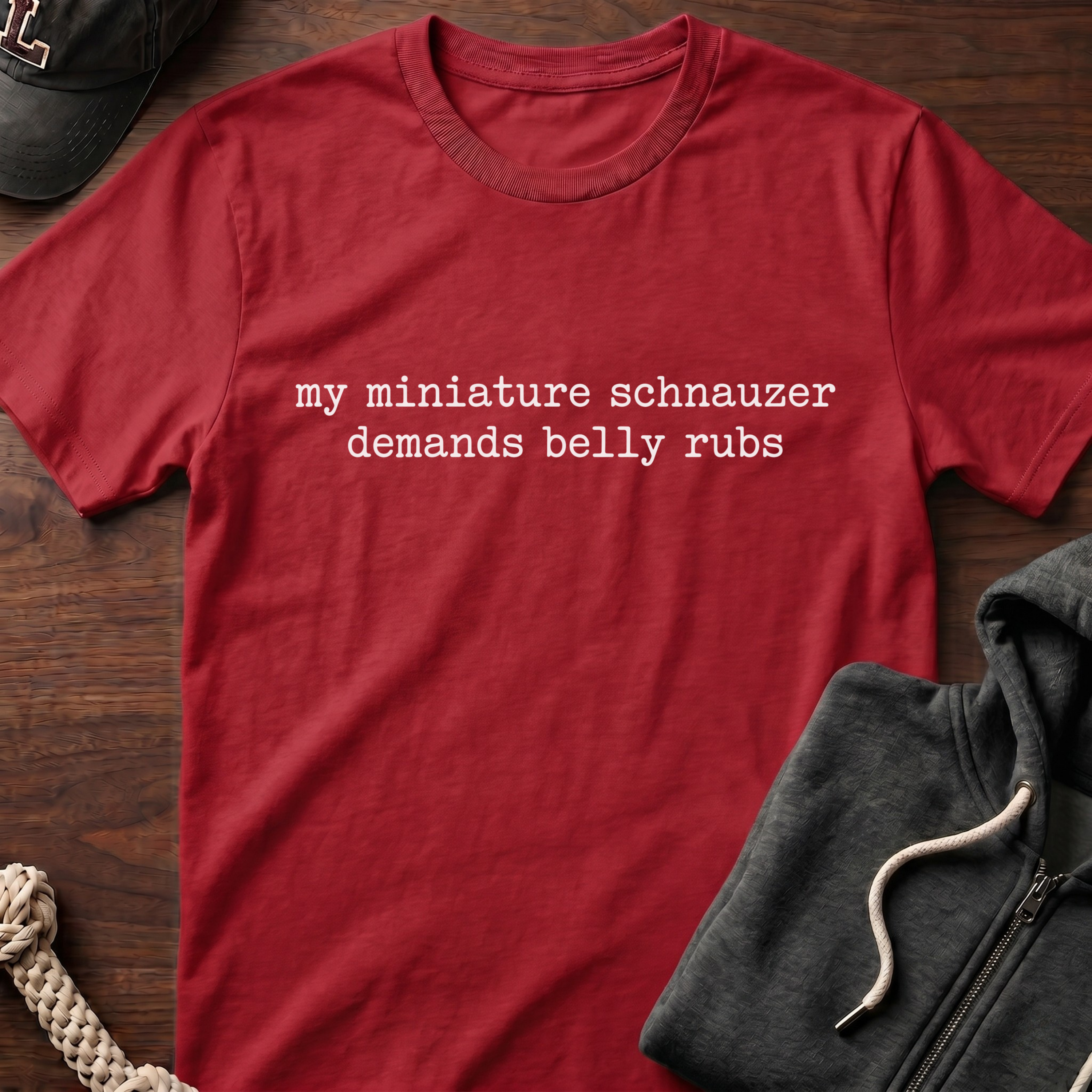 demands belly rubs_WHITE T-Shirt