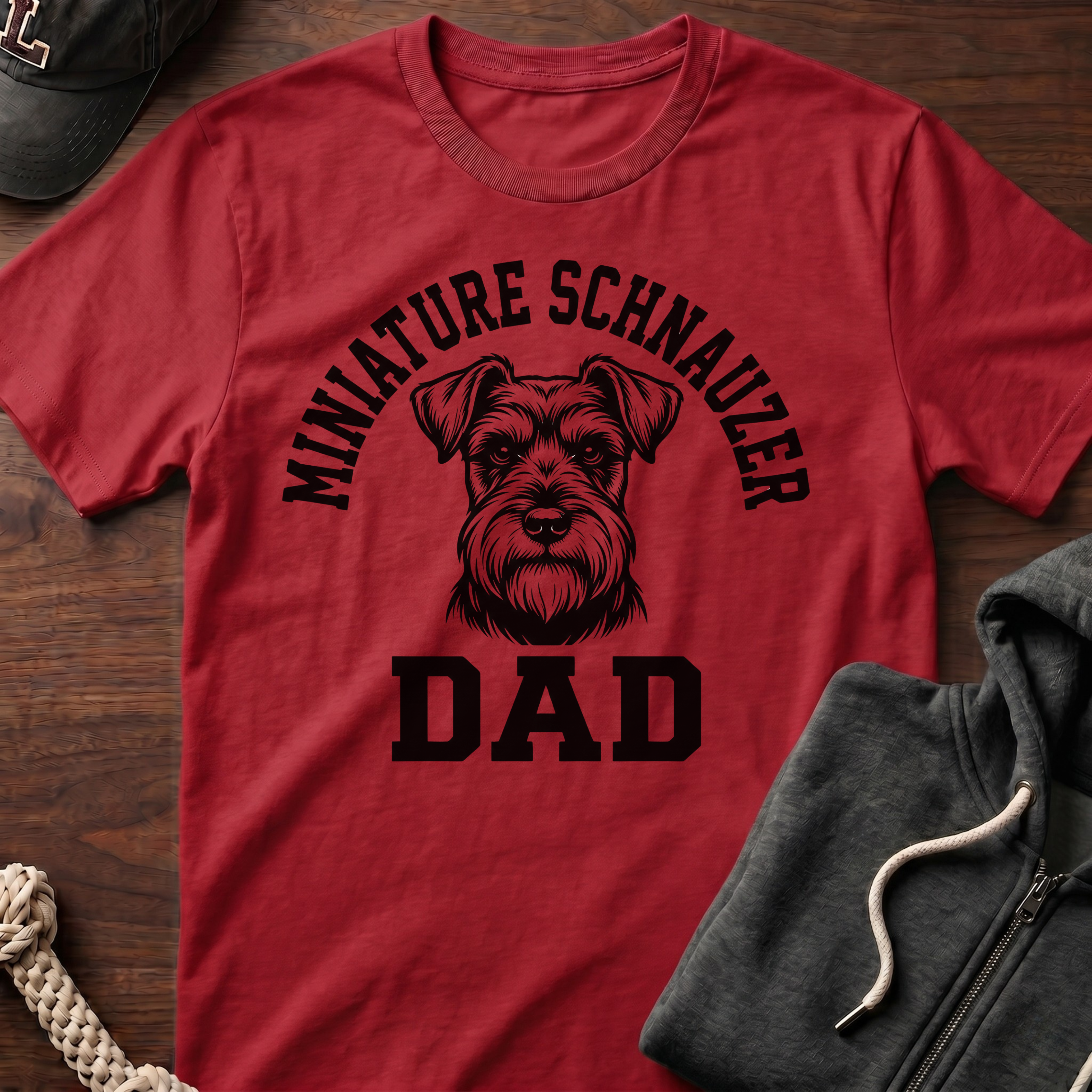 Dad_BLACK TEXT T‑Shirt